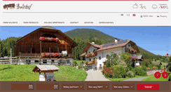 Desktop Screenshot of binterhof.it